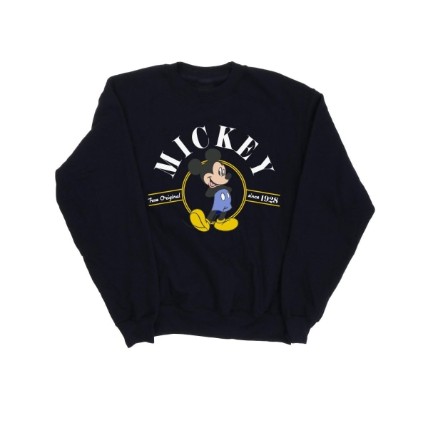 Disney Girls Mickey Mouse True Original Sweatshirt 5-6 år Na Navy Blue 5-6 Years