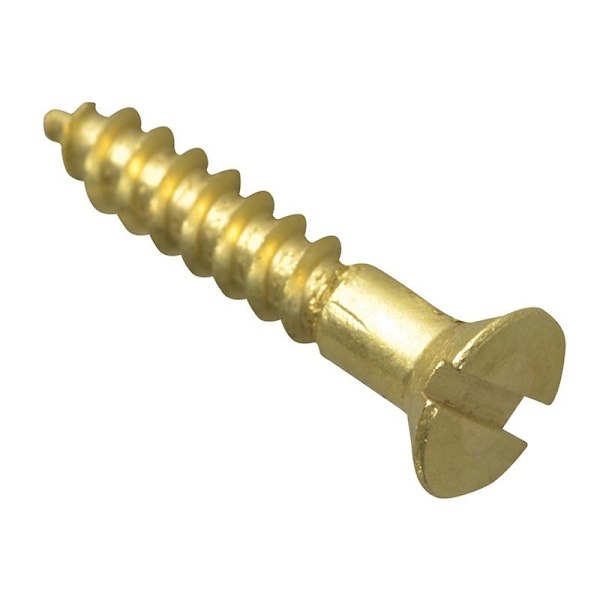Forgefix Träskruvar, Spårskruv, Försänkt, Mässing 5/8 tum x 4 ForgePack 5 Multi Colour 5/8in x 4 ForgePack 50