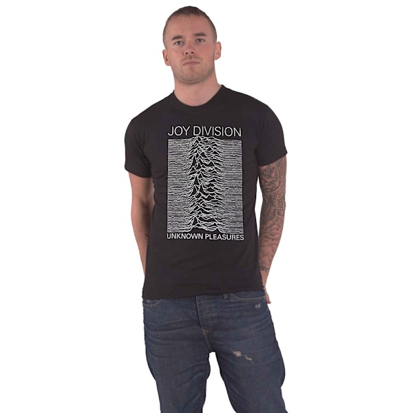 Joy Division Unisex Adult Unknown Pleasures Bomull T-shirt M Svart Black M