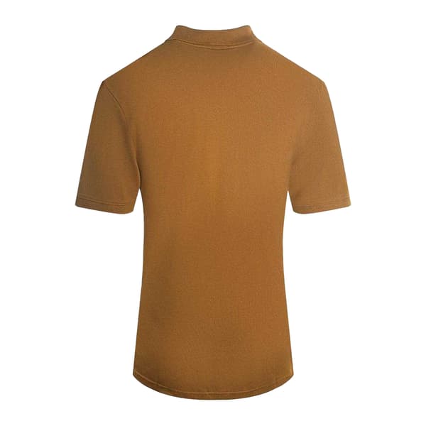 Lyle & Scott Herrars Enfärgad Logotyp Pikétröja L Brons Bronze L