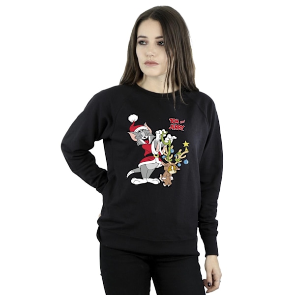 Tom & Jerry Dam/Damer Jul Ren Sweatshirt XL Svart Black XL