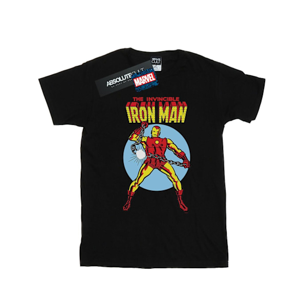 Marvel Boys The Invincible Iron Man T-shirt 12-13 år Svart Black 12-13 Years