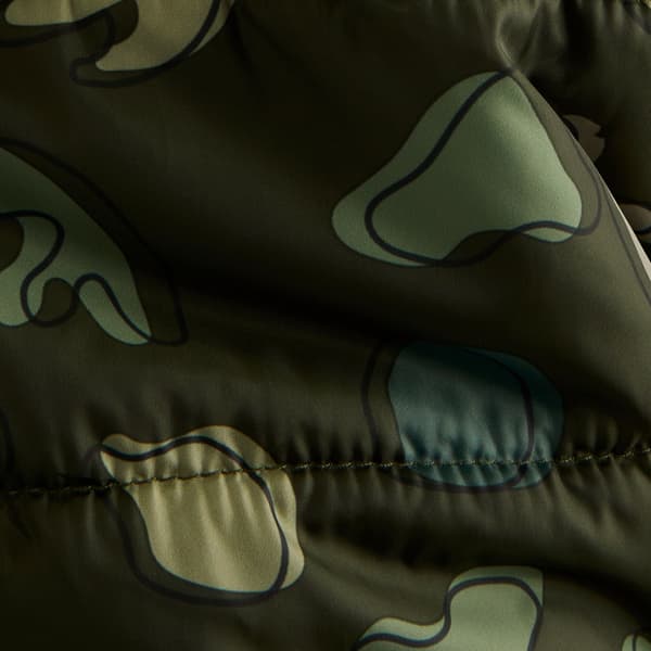 Regatta Penrose Splodge Vadderad Regnoverall för barn 5-6 år Dark Khaki 5-6 Years