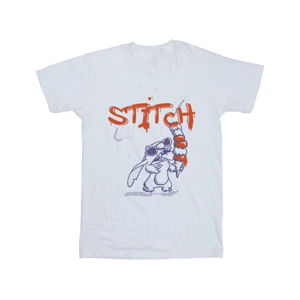 Disney Mens Lilo & Stitch Ice Creams T-shirt M Vit White M