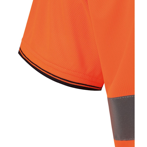 Yoko herr tvåfärgad Hi-Vis poloskjorta XL orange/marinblå Orange/Navy XL