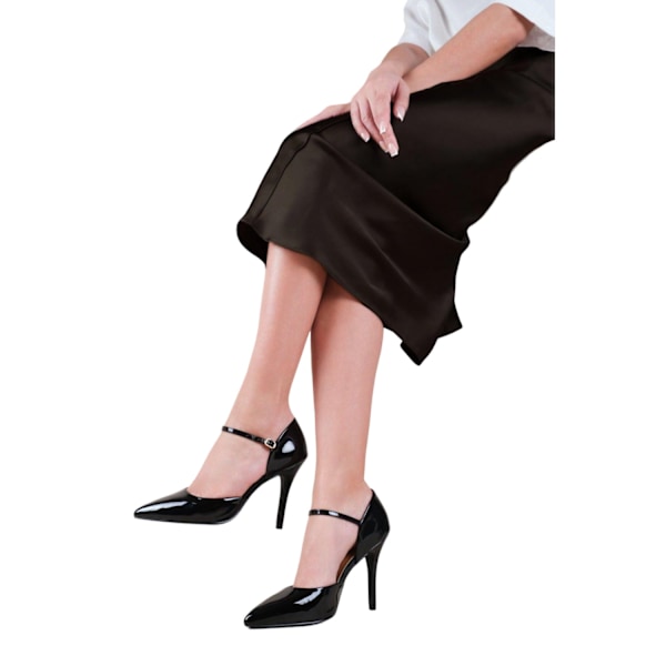 Where's That From Dam/Damer Reflex Lackläder Spetsiga M Black 7 UK