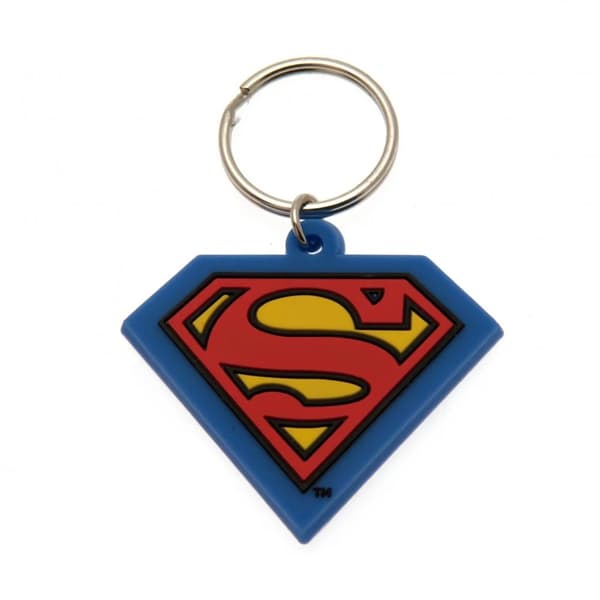 Superman Shield Nyckelring One Size Blå/Röd/Gul Blue/Red/Yellow One Size
