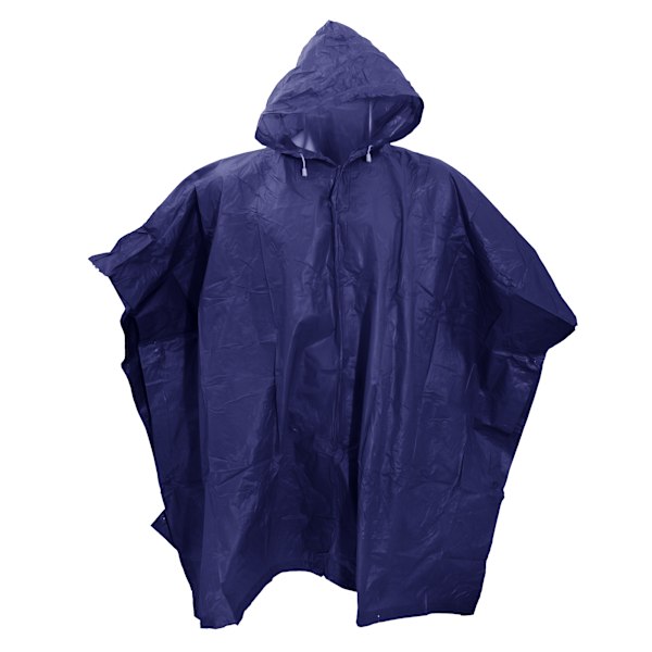 Splashmacs Unisex Lätt Regn Poncho ONE Marinblå Navy ONE