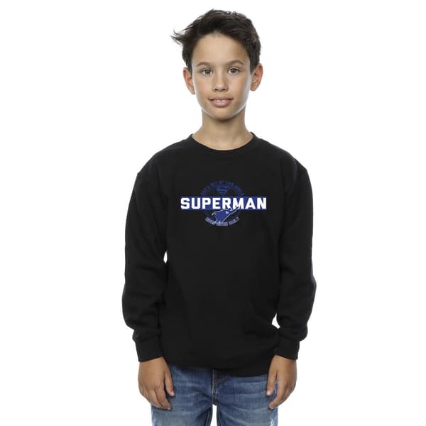 DC Comics Pojkar Stålmannen Ut Ur Denna Värld Tröja 9-11 År Black 9-11 Years