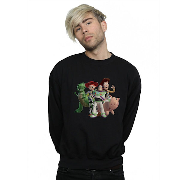 Disney Toy Story 4 Group Sweatshirt för män, 4XL, svart Black 4XL