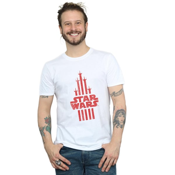 Star Wars X-Wing Assault T-shirt för män, 4XL, vit White 4XL