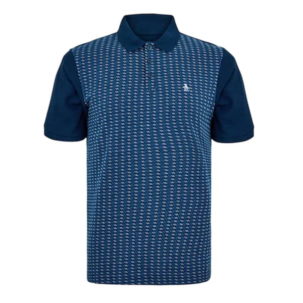 Original Penguin Herrbroderad Regular Pikétröja S Yale Blå Yale Blue S