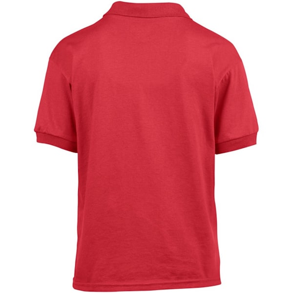 Gildan DryBlend Unisex Jersey Poloskjorta för Barn (2-pack) Red XL