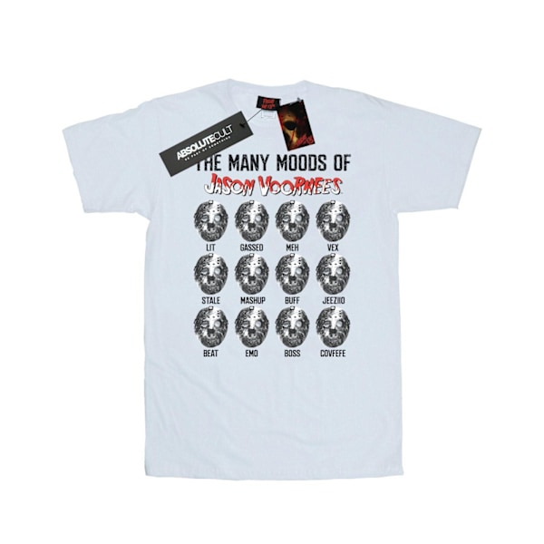 Fredag den 13:e herr The Many Moods Of Jason Voorhees T-shirt M vit White M