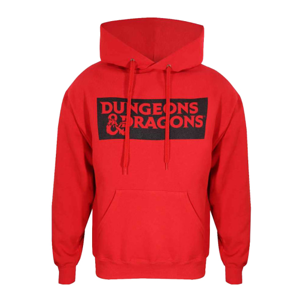 Dungeons & Dragons Unisex luvtröja för vuxna S Röd Red S