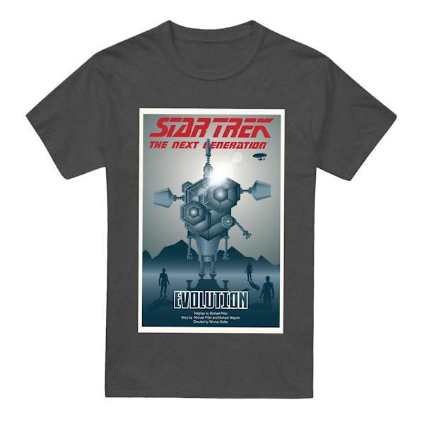 Star Trek Unisex Vuxen The Next Generation Säsong 3 Avsnitt 1 T-shirt Charcoal S