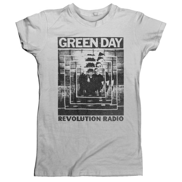 Green Day Power Shot T-shirt dam/dam XL grå Grey XL