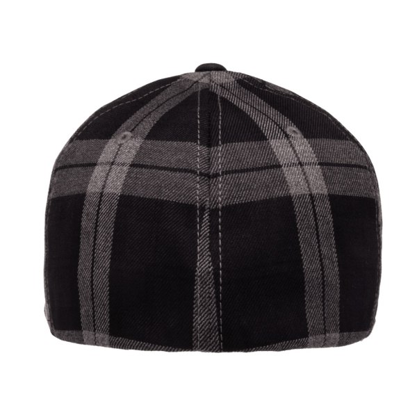 Flexfit By Yupoong Tartan Pläd Cap L/XL Svart/Grå Black/Grey L/XL