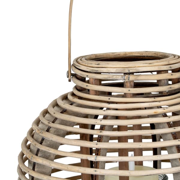 Hill Interiors Willow Round Lantern One Size Brun Brown One Size