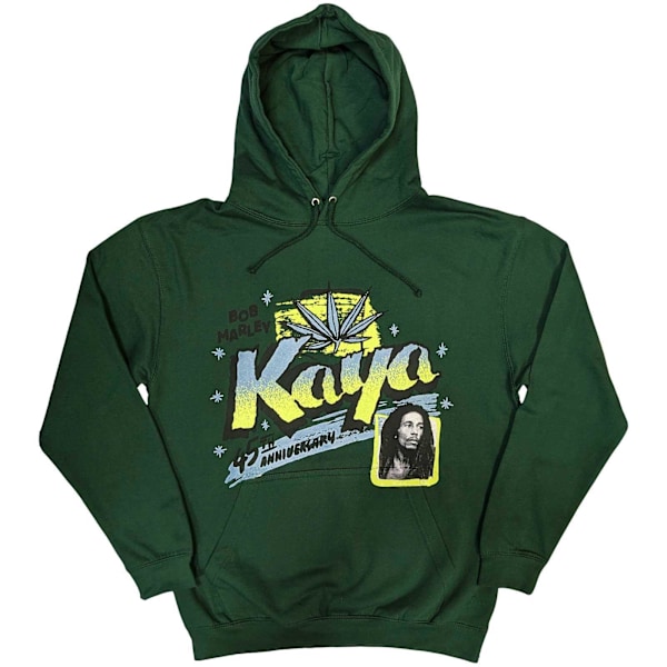 Bob Marley Unisex Adult Kaya Hoodie M Grön Green M