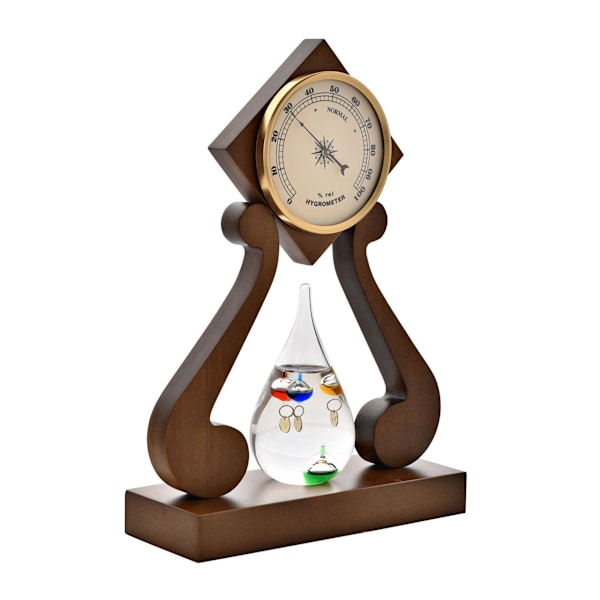 Wm. Widdop Galileo Väderstation 27cm One Size Brun Brown One Size