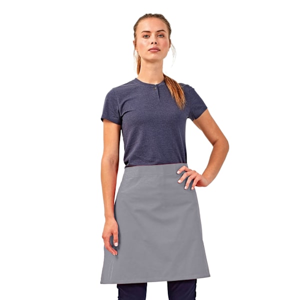 Premier Unisex Calibre Heavy Cotton Canvas Midjeskydd En Storlek Silver One Size