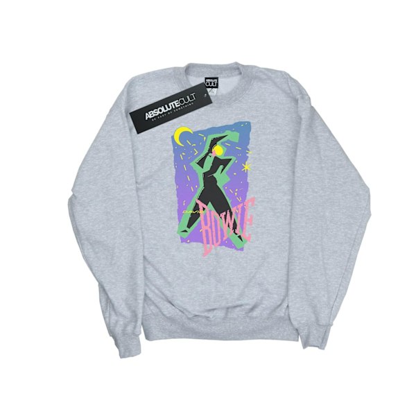 David Bowie Boys Moonlight Dance Sweatshirt 9-11 år Sports G Sports Grey 9-11 Years