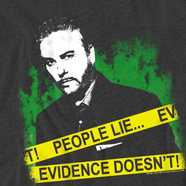 CSI Unisex Vuxen People Lie T-Shirt M Kolgrå Charcoal M