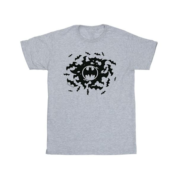 DC Comics herr Batman Bat Swirl T-shirt L Sports Grey Sports Grey L