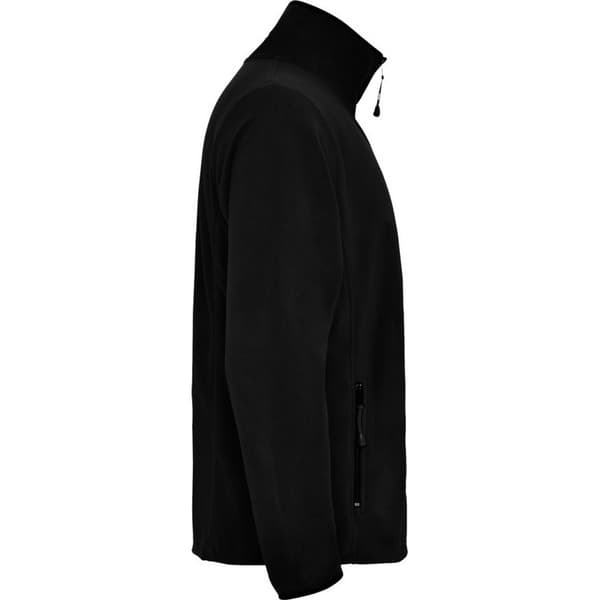 Roly Luciane Fleecejacka med Full Dragkedja för Män XXL Solid Svart Solid Black XXL
