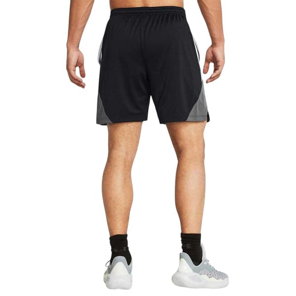 Under Armour Herr Grafiskt Tryck Basketshorts L S Svart/Grå Black/Grey L S
