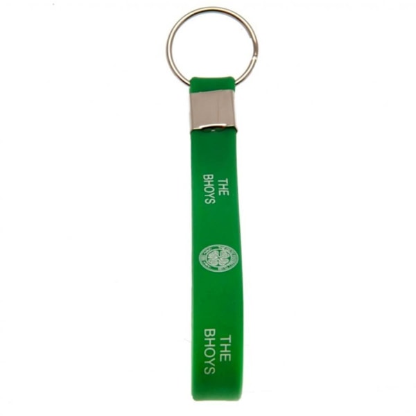 Celtic FC Silikonnyckelring En Storlek Grön Green One Size