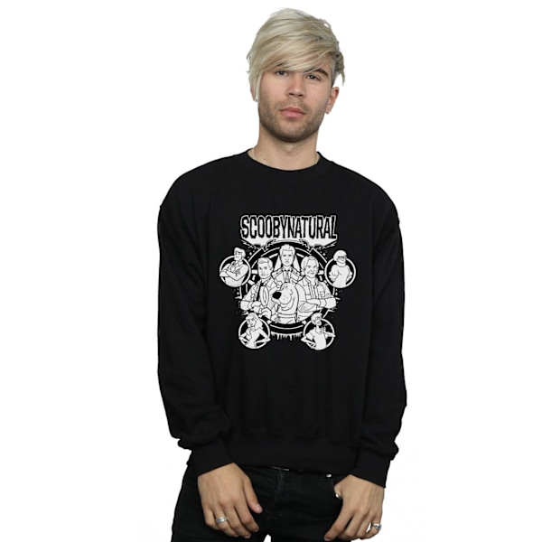 Scoobynatural Herr Mono Characters Sweatshirt M Svart Black M