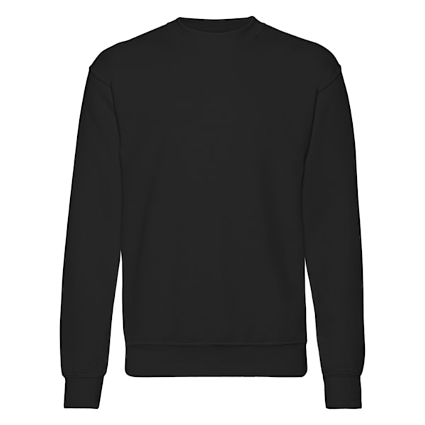 Fruit Of The Loom Herr Set-In Belcoro® Garn Sweatshirt M Svart Black M