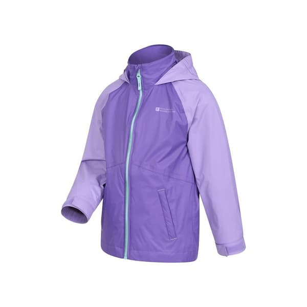Mountain Warehouse Barnjacka Torrent II Vattentät för Barn Lilac 2-3 Years