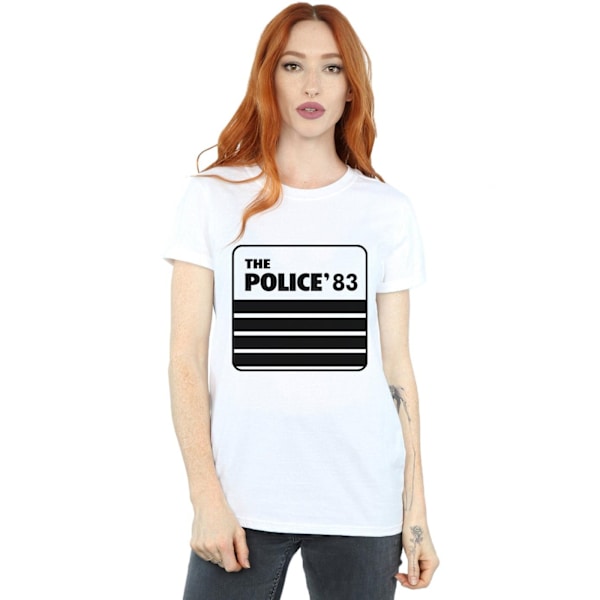 The Police Womens/Ladies 83 Tour Cotton Boyfriend T-Shirt XXL W White XXL
