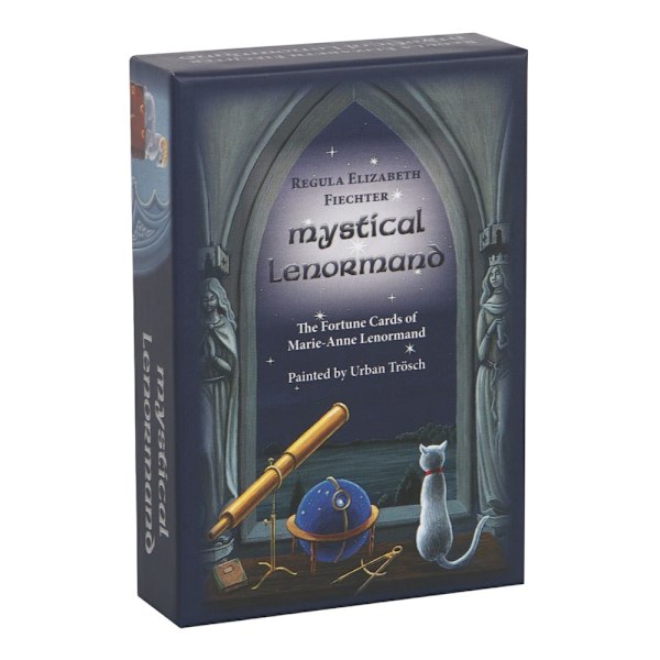 Något Annorlunda Mystisk Lenormand Oracle-kort En Storlek Da Dark Blue One Size