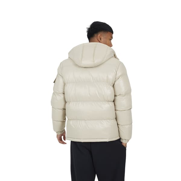 Brave Soul Herr Nylon Vadderad Jacka med Hög Krage L Sten Stone L