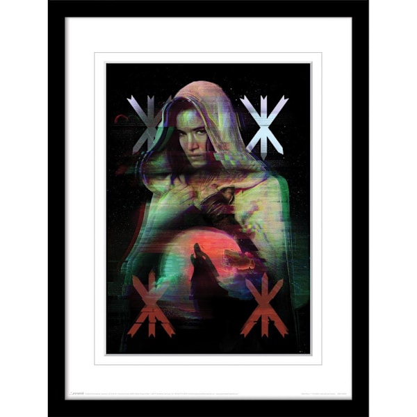 Rebel Moon Glitch Kora Monterad Tryck 40cm x 30cm Flerfärgad Multicoloured 40cm x 30cm