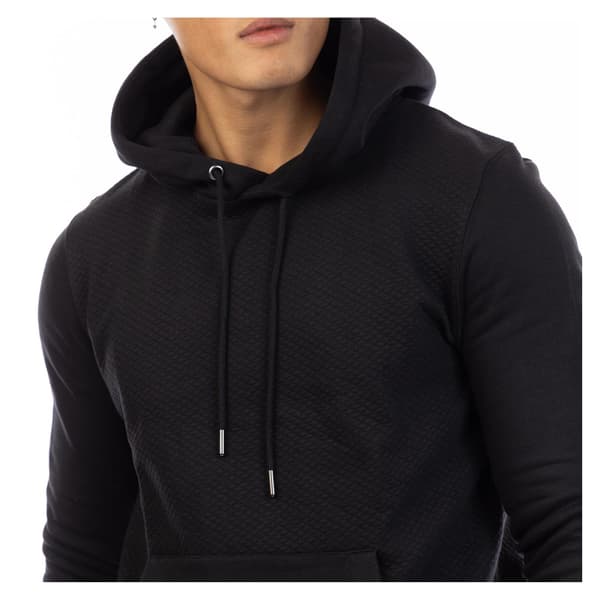 Peter Werth Herr Bomull Regular Hoodie M Svart Black M