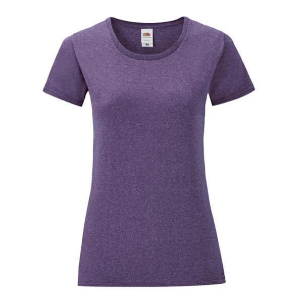 Fruit of the Loom Girls Iconic 150 T-Shirt 9-11 år Lila Heather Purple Heather 9-11 Years