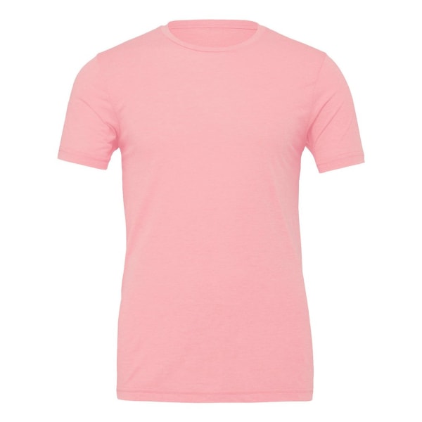 Canvas unisex jersey T-shirt med rund hals / kortärmad herr T-Sh Pink XL