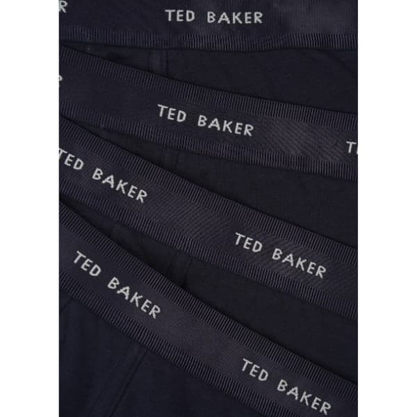 Ted Baker Herr Enfärgade Boxershorts (4-pack) L Marinblå Navy L