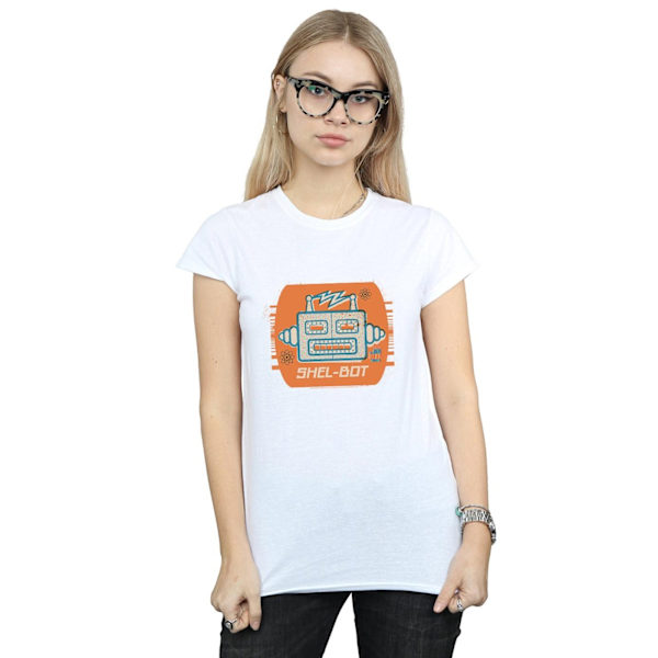 The Big Bang Theory Dam/Kvinnor Shel-Bot Icon Bomull T-shirt White S