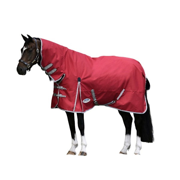Weatherbeeta Comfitec Classic Lite Plus Combo Neck Hästtäcke Red/Silver/Navy 5´ 3