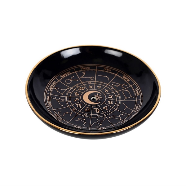 Något Annorlunda Astrologi Hjul Rökelsehållare En Storlek Bla Black/Gold One Size