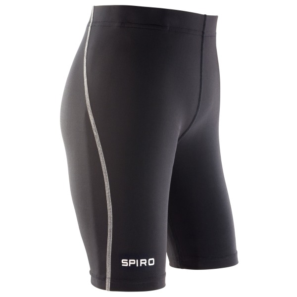 Spiro Unisex Base Layer Bodyfit Junior Sports Shorts S Svart Black S