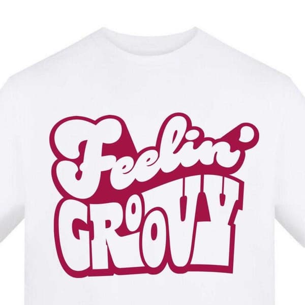 AWD Feelin Groovy T-shirt för män M Vit White M