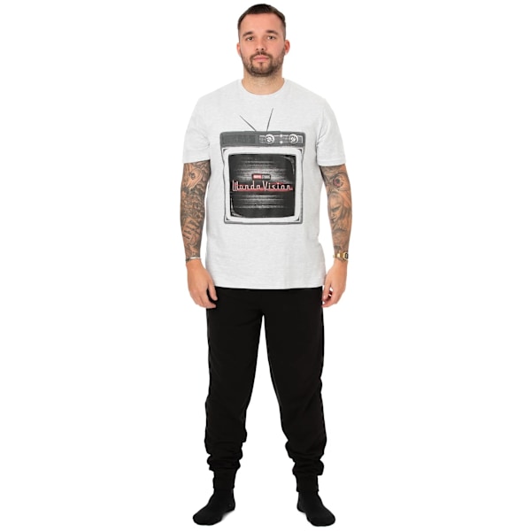 WandaVision Herr TV Pyjamas Set M Grå/Svart Grey/Black M