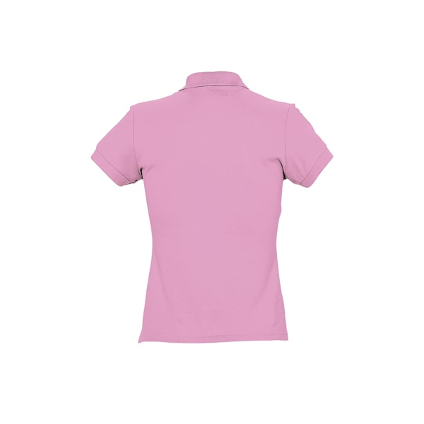 SOLS Dam/Kvinnor Passion Pique Kortärmad Polotröja XXL Rosa Pink XXL